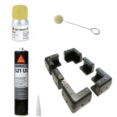 Kit de fixation et collage pour panneau solaire – Complet et prêt à l’emploi Kit de fixation et collage pour panneau solaire – Complet et prêt à l’emploi