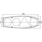 Miniature FEU CARALUNA II CHROMIUM CARAVANE DROIT - HELLA N° 1