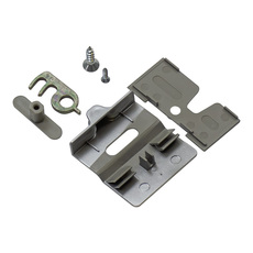 Miniature ENSEMBLE SERRURE DE PORTE ARGENT POUR REFRIGERATEUR 2 PORTES GALBEES série 7 DOMETIC N° 2