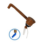 Miniature Robinet Eau Froide Rabattable 12V avec Contacteur - Coloris Beige - RACCORD TETINE 10/12mm N° 0