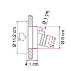 Miniature COUPELLE EAU BLANCHE + CLES - FIAMMA  N° 1