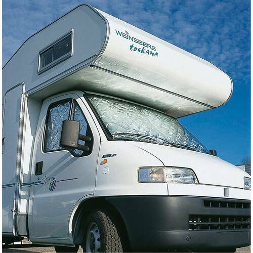 Protection isotherme pare brise et vitres latérales camping-car Modèle : Custom à partir de 2012