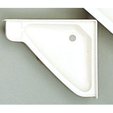 Miniature LAVABO D'ANGLE ENCASTRABLE BLANC EN ABS 41,5 x 35 x 6 cm N° 0