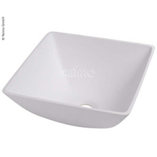 Miniature LAVABO CARRÉ 'DESIGN' - PLASTIQUE BLANC 33 x 33 x 13,5 cm N° 0