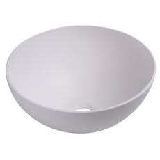Miniature Lavabo rond blanc, dimensions ø300mm H135mm N° 0