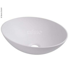 Miniature LAVABO OVALE 'DESIGN' - PLASTIQUE BLANC 40 x 29 x 13,5 cm N° 0