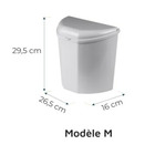 Miniature Poubelle avec supports - Dustie - 6L  KAMPA  N° 2