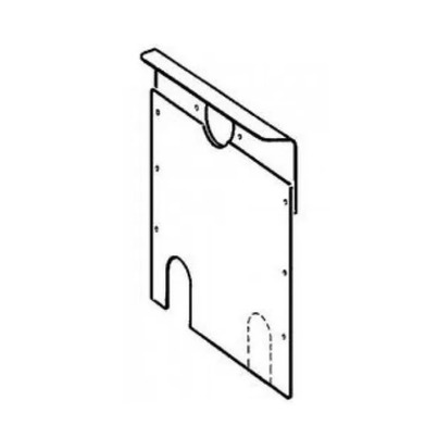Plaque arrière S 2200 - gris titane - gauche  - TRUMA