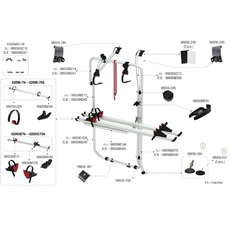 Miniature KIT TUBE D'APPUI INFERIEUR POUR CB VW T5D N° 1