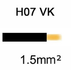 Câble H07VK cuivre souple 1.5mm² Noir - MON CAMPING CAR