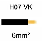 Câble H07VK cuivre souple 6mm² Noir - NEXANS