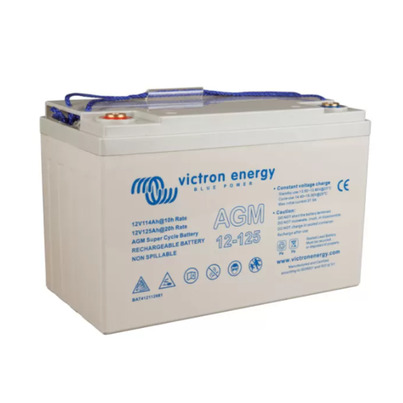 VICTRON Batterie AGM Super Cycle 12 V | 125 Ah