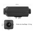 Miniature Chauffage diesel marine Autoterm Air 4D 24V 4kW — Kit Marine Small avec passe-coque  - AUTOTERM N° 5