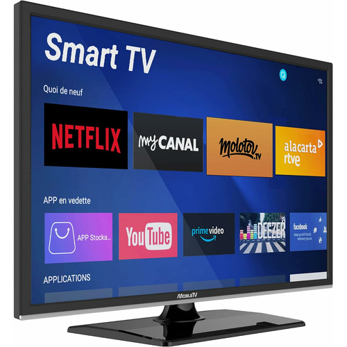 TELEVISEUR SMART Silverline HD DVD web os 55cm/22 Pouces Mobile TV + BARRE DE SON TUBE OFFERTE