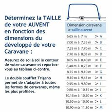 Miniature Auvent pour caravane GOA Taille H - 2.70M - TRIGANO N° 8