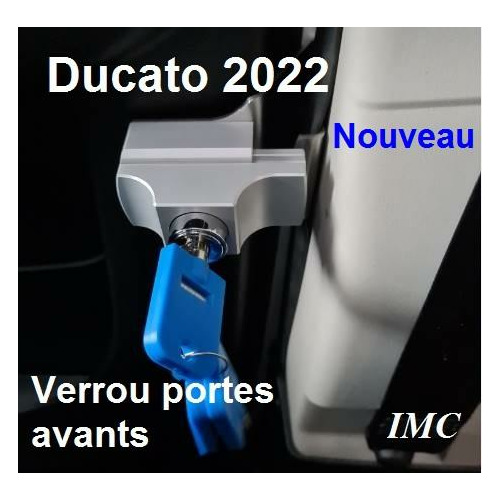 1 Set de 2 verrous portes a partir Fiat Ducato 2022 avec serrure - IMC - IMC CREATION