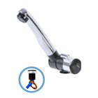 Miniature Robinet Eau Froide Rabattable Comet London | Noir et Chrome - COMET N° 0