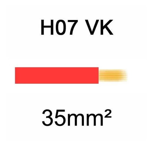 Câble H07VK cuivre souple 35mm² Rouge
