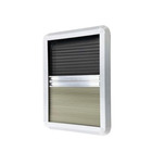 CADRE INTERIEUR AVEC STORE OCCULTANT & MOUSTIQUAIRE  - 450 X 450 - MASIS