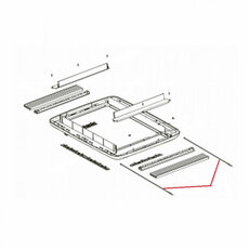 Miniature ENSEMBLE DE 2 CÂBLES GUIDE POUR LANTERNEAU MIDI HEKI DOMETIC N° 0