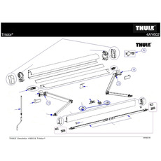 Miniature Articulation Bras de store 4200 4900 5200 6200 6300 Tristor- THULE N° 5