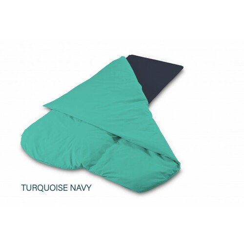 COUCHAGE GRAND CONFORT TURQUOISE NAVY 66 x 190 x 4 cm - DUVALAY