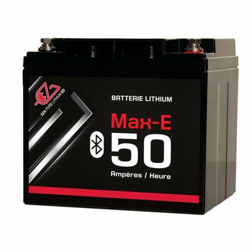 BATTERIE LITHIUM MAX-E 12 volts 50AH - EZA