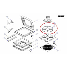 Miniature MOUSTIQUAIRE OMNIVENT HELICE - THULE (2 demi lune) N° 2