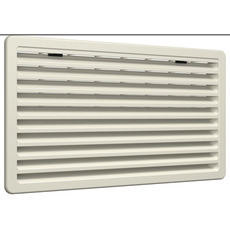 Grille d'aération 257mm x 432mm Blanc M - THETFORD complète