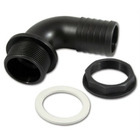 Miniature Raccord coudé grand épaulement Ø 40 mm filetage 1 "1/4 N° 0
