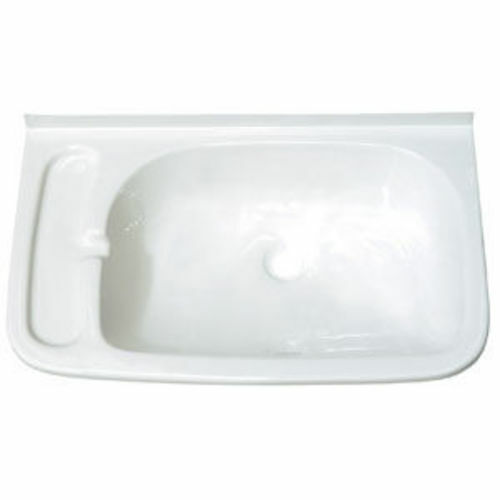 LAVABO 400X290X115 BLANC - attention produit neuf avec défaut d’aspect suite à un sinistre transport - produit neuf jamais utilisé