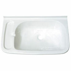 Miniature LAVABO 400X290X115 BLANC - attention produit neuf avec défaut d’aspect suite à un sinistre transport - produit neuf jamais utilisé N° 0