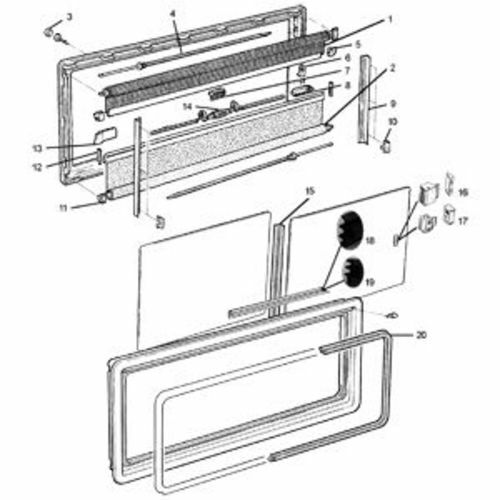 STORE OCCULTANT VR33 LARG. 900MM BLANC POUR BAIE SEITZ attention produit neuf avec défaut d'aspect suite à un sinistre transport - produit neuf jamais utilisé