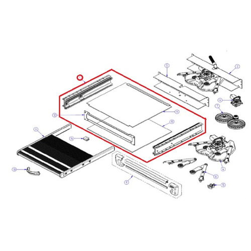 Cadre de montage - pièce de rechange Thule convient pour Slide-Out Step G2 N°1- THULE Cadre de montage - pièce de rechange Thule convient pour Slide-Out Step G2 N°1- THULE