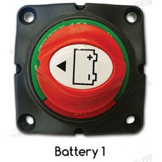 Miniature Sélecteur et coupe-batterie avec pommeau - 300 A N° 2