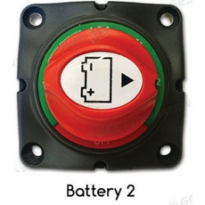 Miniature Sélecteur et coupe-batterie avec pommeau - 300 A N° 3