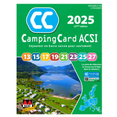 Miniature NOUVEAU Guide ACSI 2025 + Camping Card N° 0