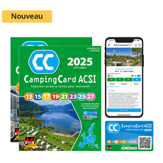 Miniature NOUVEAU Guide ACSI 2025 + Camping Card N° 2