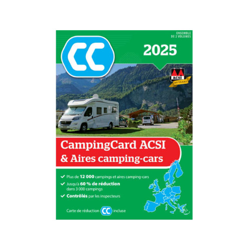 GUIDE ACSI CAMPING & AIRES DE CAMPING CAR 2025