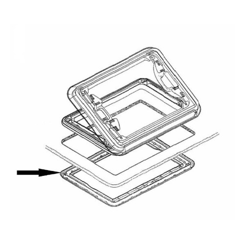 Cadre intérieur Heki 1 avec moustiquaire et store occultant ATTENTION PRODUIT NEUF AVEC UN DEFAUT D'ASPECT SUITE A UN SINISTRE TRANSPORT - PRODUIT NEUF JAMAIS UTLISE