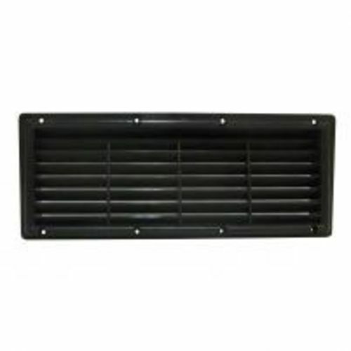 GRILLE À ENCASTRER PLASTIQUE AVEC MOUSTIQUAIRE NOIRE ATTENTION PRODUIT NEUF AVEC UN DEFAUT D'ASPECT SUITE A UN SINISTRE TRANSPORT - PRODUIT NEUF JAMAIS UTLISE