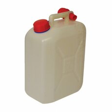 Miniature Jerrican alimentaire 20 Litres avec bouchon et bec verseur - attention produit neuf avec défaut d’aspect suite à un sinistre transport - produit neuf jamais utilisé N° 0