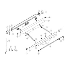 Miniature Entrainement rouleau gauche - DOMETIC N° 1