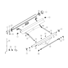 Miniature Finition Gauche store Blanc-DOMETIC N° 1