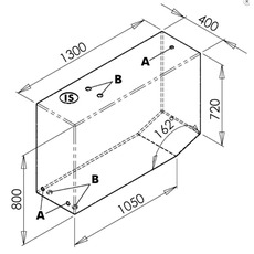 Miniature Réservoir eau potable 390 L gauche - OSCULATI N° 1