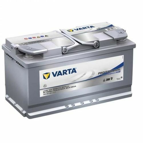 Batterie auxiliaire Professional AGM 105 Ampères - VARTA Attention produit avec défauts d'aspect uniquement le carton d'emballage abîmé - Produit neuf jamais utilisé.