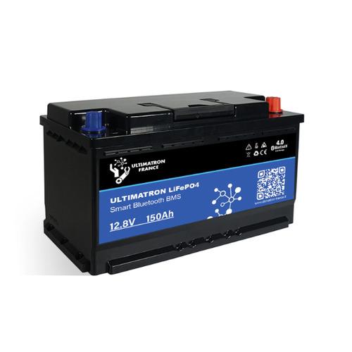 Batterie Lithium 150Ah 12V LiFePO4 sous le siège-Bluetooth-BMS-Ultimatron - ULTIMATRONFRANCE