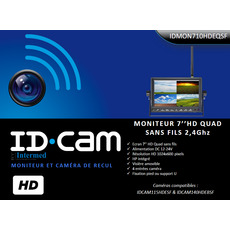 Miniature MONITEUR 7" HD QUAD SANS FILS 2,4GHZH - ID CAM N° 1