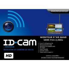 Miniature MONITEUR 9" HD QUAD SANS FILS 2,4GHZ - ID CAM N° 1