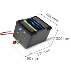 Miniature Chauffe-eau 3L 2 résistances 230V 250W / 24V 400W - PUNDMANN N° 1